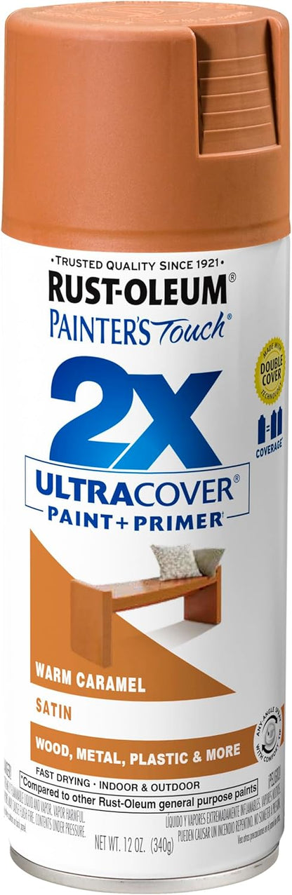 Rust-Oleum 334029 Painter's Touch 2X Ultra Cover Spray Paint, 12 oz, Gloss Clear - Colors B
