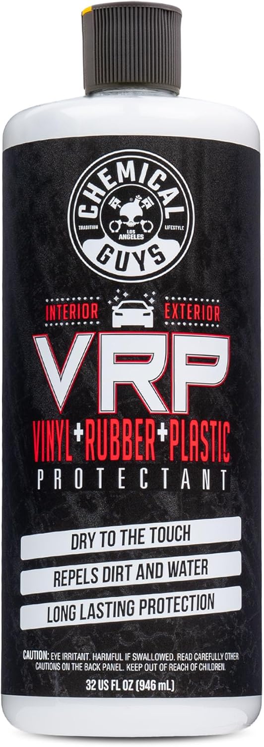 Chemical Guys VRP Vinyl, Rubber, and Plastic Dressing - Tire Dressing, Non-Greasy, Dry-to-the-Touch Shine for Tires, Trim, and More, Safe for Cars, Trucks, SUVs, RVs & More - 16 oz
