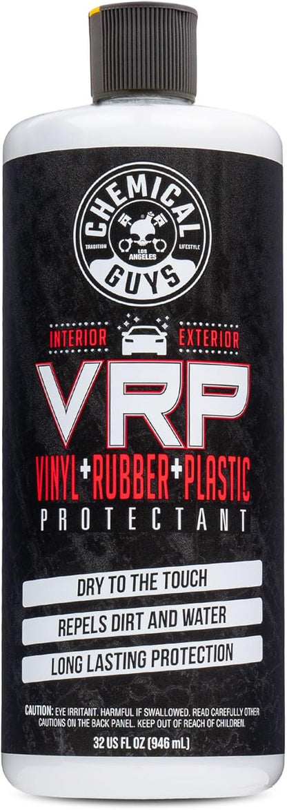 Chemical Guys VRP Vinyl, Rubber, and Plastic Dressing - Tire Dressing, Non-Greasy, Dry-to-the-Touch Shine for Tires, Trim, and More, Safe for Cars, Trucks, SUVs, RVs & More - 16 oz