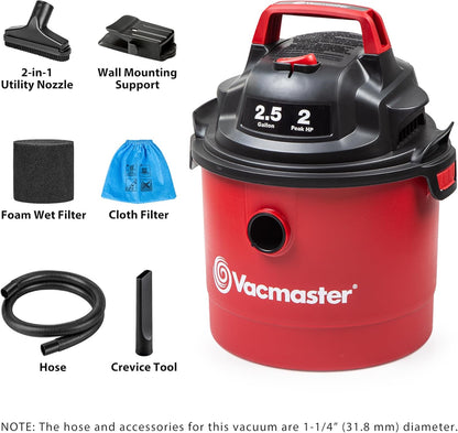 Vacmaster 2.5-Gallon 20V Cordless Wet/Dry Vac - DVOM202P 1101