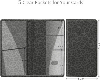 FINPAC Car Registration and Insurance Card Holder, Vehicle Glove Box Card Organizer Wallet Automobile Accessories for License