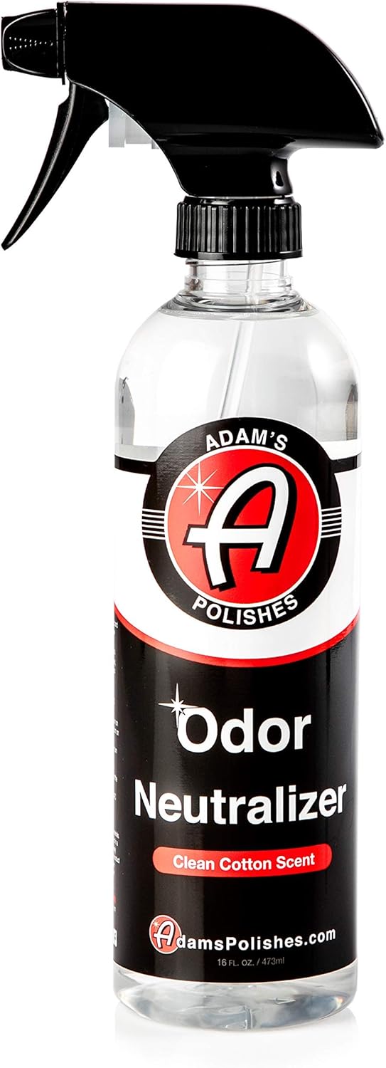 Adam's Polishes Odor Neutralizer (Fresh Scent, 16oz) - Car Air Freshener Spray That Eliminates Harmful Odors from Car Interior Accessories, Leather, Carpet, Upholstery & Pet Odors
