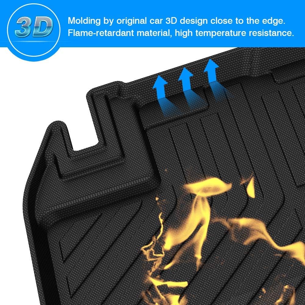 Rav4 Cargo Liner - Trunk Mat for Toyota RAV4 2019-2024 2025, All Weather Cargo Mat for rav4 Accessories, Heavy Duty (Fit for All Models)