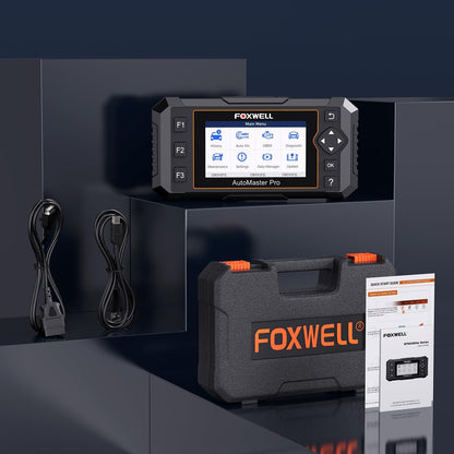 2026 FOXWELL NT614 Elite OBD2 Scanner, 4 Systems, 5 Resets Code Reader | Upgrade of NT604, ABS Bleeding/EPB/Oil/SAS/Throttle Reset, Read/Clear Engine/ABS/SRS/Transmission Fault Codes Car Scanner