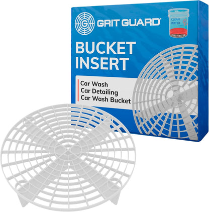 Grit Guard The Original Black Bucket Insert - 10" Diameter Car Wash Bucket for Car Washing, Detailing Compatible with 3.5, 4, 5 and 6 Gallon Buckets - Made in the USA