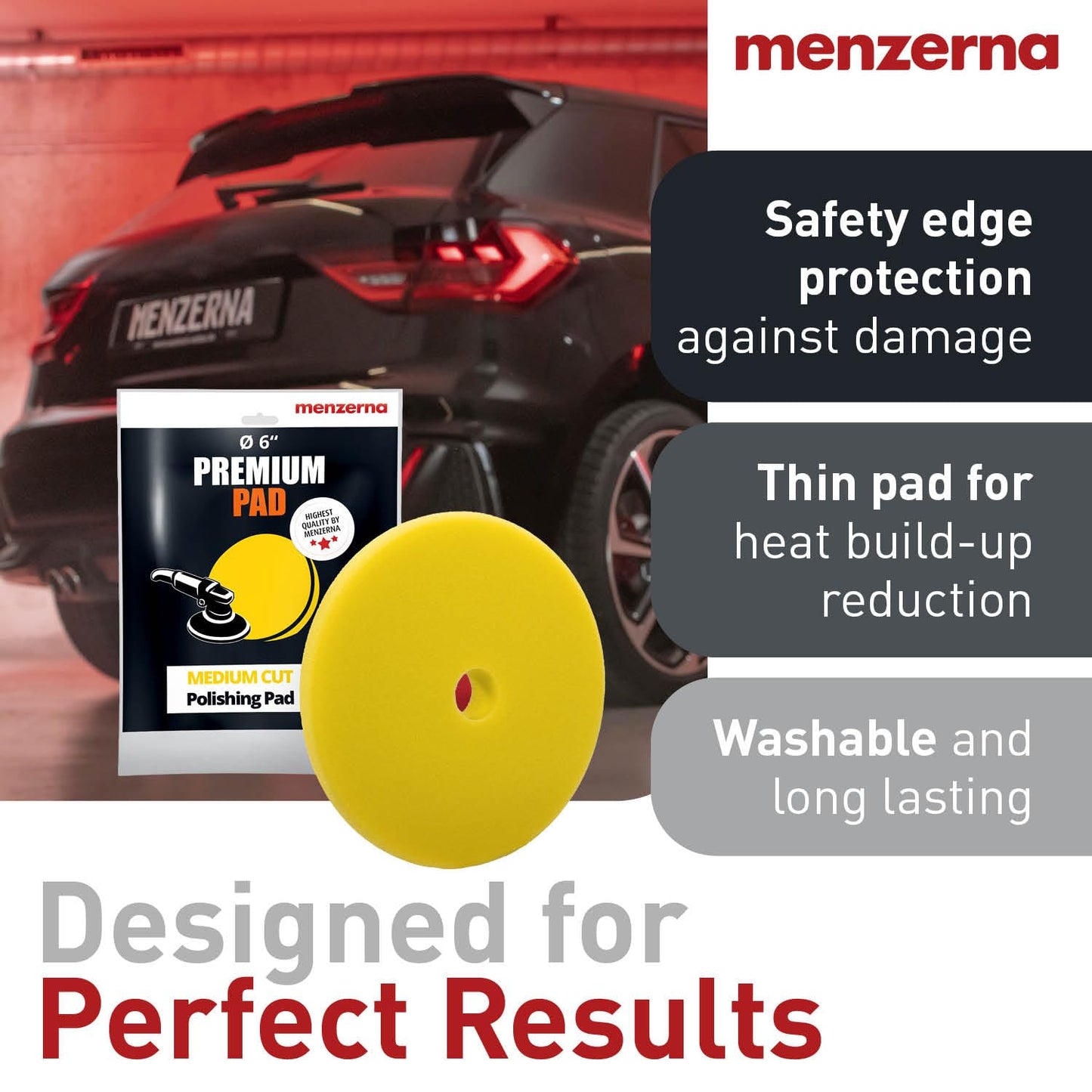 menzerna Polishing Set 8oz – HCC1000, MCC2500 & 3800 | 3-Step System for Scratch Removal, Swirl Elimination & Mirror-Like Finish