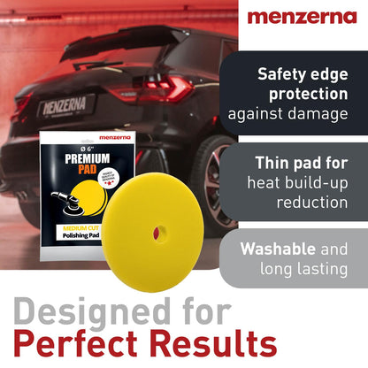 menzerna Polishing Set 8oz – HCC1000, MCC2500 & 3800 | 3-Step System for Scratch Removal, Swirl Elimination & Mirror-Like Finish