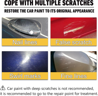 Scratch Remover – Eliminate All Car Scratches in 60 Seconds, Cloth Scratch Remover Kit, for Minor Car Paint & Scratch Repair, Swirl & Water Spots Remover (1pc, 100g)