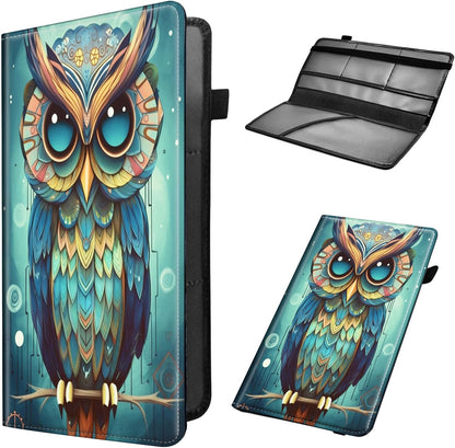 Car Registration and Insurance Holder, Leather Car Glove Box Organizer, Cool Car Accessories for ID, Driver's License Cards & Essential Document, business cards, Men&Women, Retro Audio Cassette