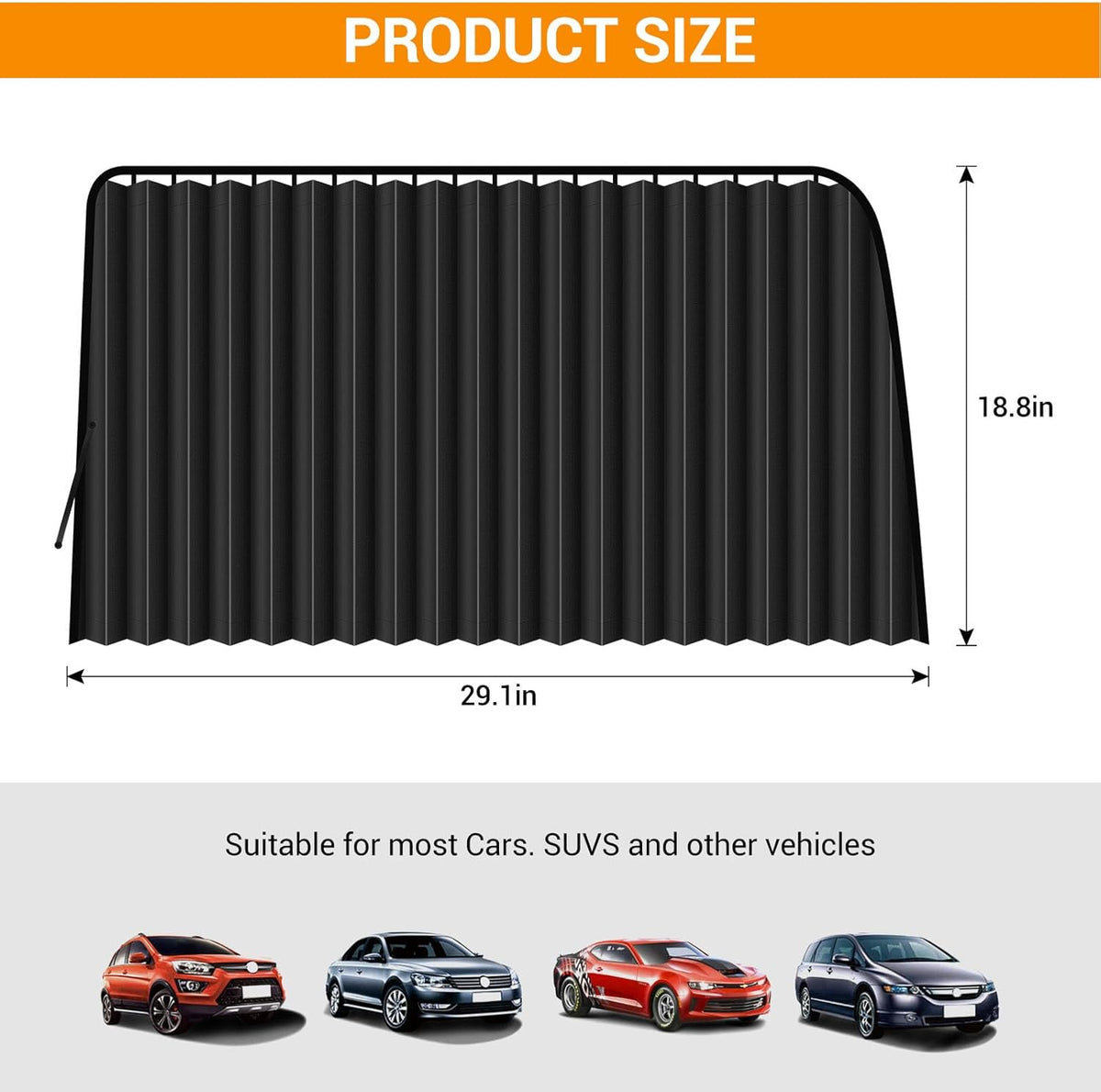 ZATOOTO Suede Car Window Shades 4PCS - Car Window Covers for Ultimate Privacy, UV Protection, and Heat Insulation, Side Window Sun Shade Perfect for Camping, Travel, Baby Safety, and Daily Use