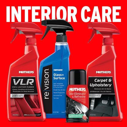 Mothers VLR Vinyl-Leather-Rubber Care, 24 oz. — Cleans, Conditions & Protects In One Step – pH Balanced Formula with Neatsfoot Oil & Lanolin To Protect Against Drying, Fading & Cracking (06524)