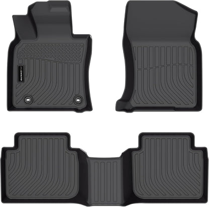 All Weather Floor Mat Fit for Toyota Corolla(Include Hybrid Exclude Hatchback) 2026 2025-2020 TPE Rubber Liners Corolla Accessories All Season Guard Odorless Anti-Slip Liner Black