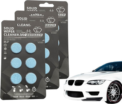 Solid Wiper Cleaner, Concentrated Washer Fluid, Car Windshield Wiper Washer Fluid, Solid Wiper Effervescent Tablet Concentrated (5 Boxes)