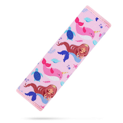 YR Seat Belt Cover for Kids, Soft Comfort Seat Belt Cushion for Children, Cute Cartoon Pattern Car Seat Belt Pads Cover for Girls and Boys, 1 Pack (Cartoon Spider)