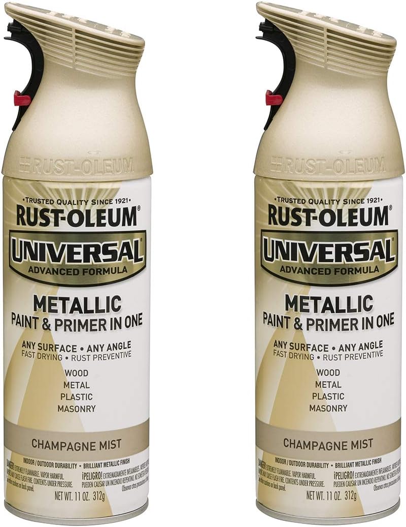 Rust-Oleum 302151 Universal All Surface Clear Topcoat Spray, 11 oz, Dead Flat Clear - Colors A
