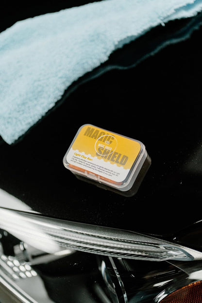 Magic Shield Clay Bar Triple Pack - 100g Each of Light, Medium & Heavy-Duty Clay Bars for Car Detailing - Deep Cleaning & Shine Restoration with Magic Clay Bars for Professional Auto Detailing