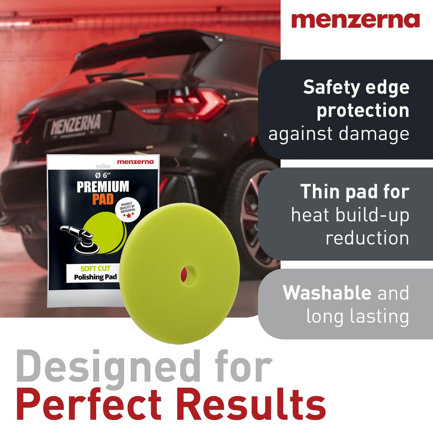menzerna Polishing Set 8oz – HCC1000, MCC2500 & 3800 | 3-Step System for Scratch Removal, Swirl Elimination & Mirror-Like Finish