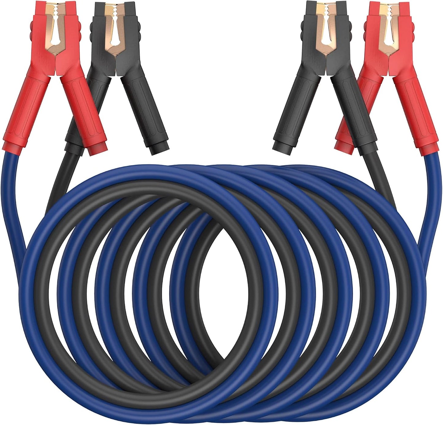 EXTRESPO Heavy Duty Jumper Cables - 4 Gauge 20 Feet 600Amp Automotive Booster Cables for Car Battery, for Car, SUV and Trucks, Jumper Cables Kit with Carry Bag, Gloves, Brushes (4 Gauge 20 FT)…