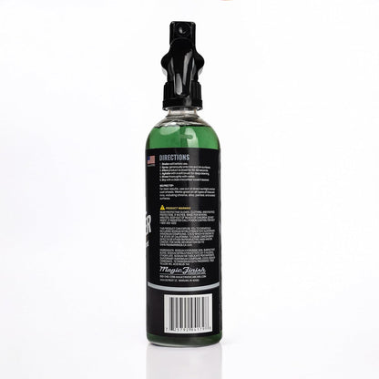 Magic Finish Wheel Cleaner (16 fl oz) – Premium Wheel Cleaner Spray for Brake Dust and Grime with Fast Cling Formula – Car Cleaning Supplies for Chrome, Alloy, Painted Wheels & Powder-Coated Finishes