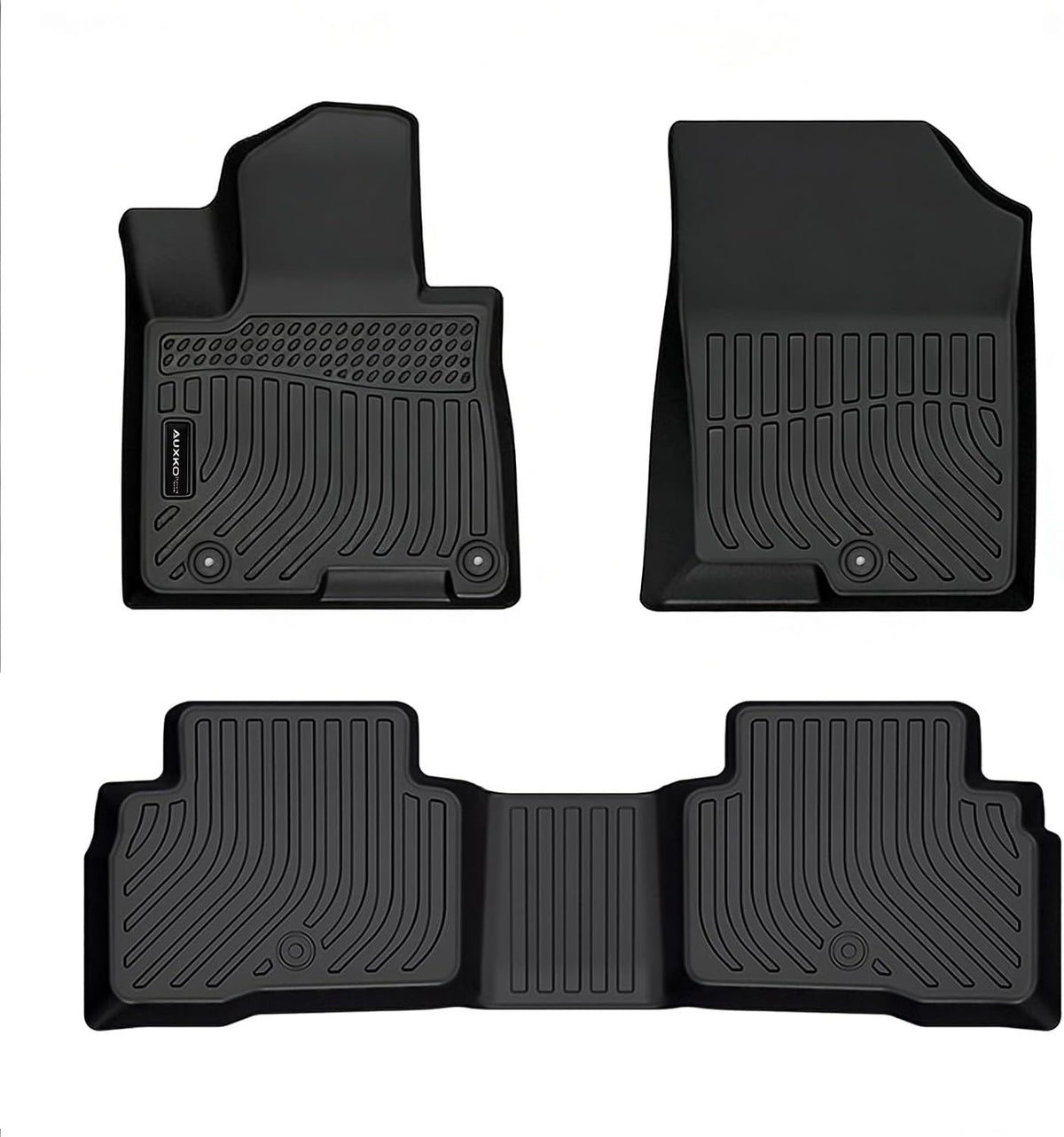 Auxko All Weather Floor Mat & Cargo Mat Fit for 2026 2025 2024 2023 2022 Hyundai Tucson Hybrid(Not PHEV) TPE Liner Tucson Accessory Set All Season Odorless Anti-Slip Floor Liner
