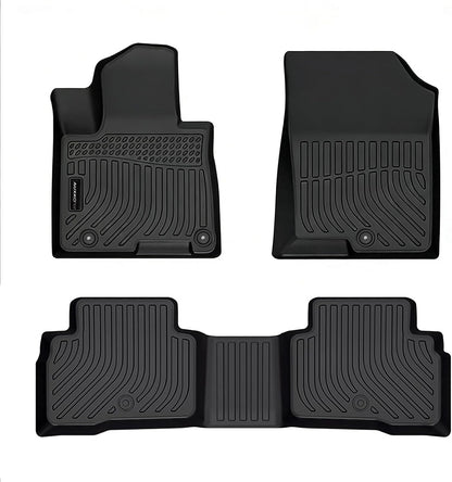 Auxko All Weather Floor Mat & Cargo Mat Fit for 2026 2025 2024 2023 2022 Hyundai Tucson Hybrid(Not PHEV) TPE Liner Tucson Accessory Set All Season Odorless Anti-Slip Floor Liner