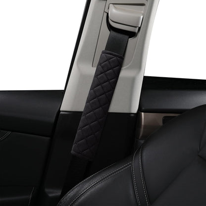 HighnessHwoo Extra Long Seatbelt Covers for Adults Kids Women & Men, Soft Car Seat Belt Strap Cushion for Sedan, SUV, Trucks, Shoulder Neck Chest Protector Pads, Auto Accessories, 1pc, Gray, 25.5in