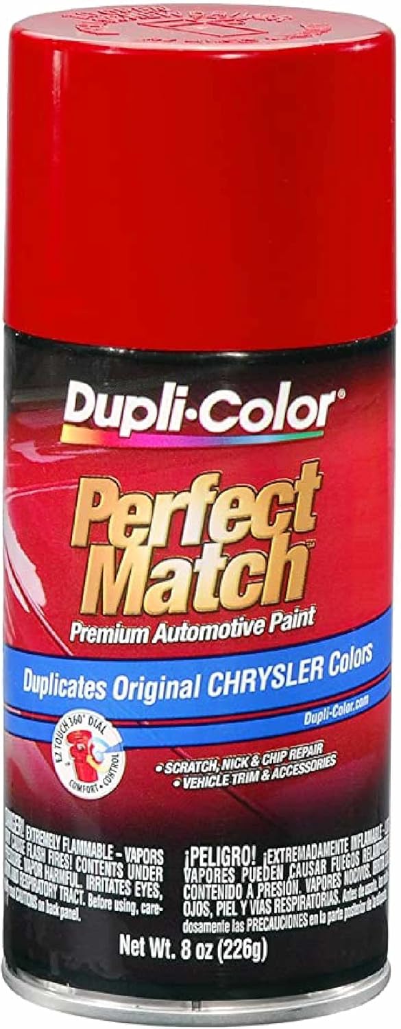 Dupli-Color EBCL01257 Clear Perfect Match Automotive Top Coat - 8 oz. Aerosol - Colors A