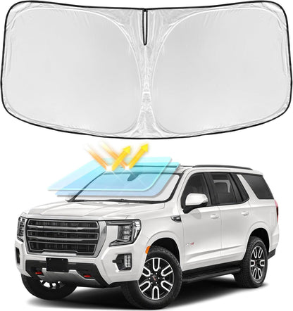 for Toyota Tacoma 2016-2023 2024 2025 2026 Sun Shade Sunshade Windshield Cover - 4 Layers Front Window Shade Custom Fit Tacoma 2Dr 4Dr Pickup Sun Visor 240T Shade Blocks UV Rays Car Accessories - Colors C