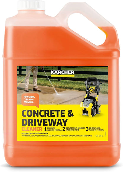 KÄRCHER Vehicle Wash and Wax, Pressure Washer Detergent, Cleans Cars, Bikes, Trucks, Boats and More, Highly Concentrated, Makes up to 40 gal of Cleaner