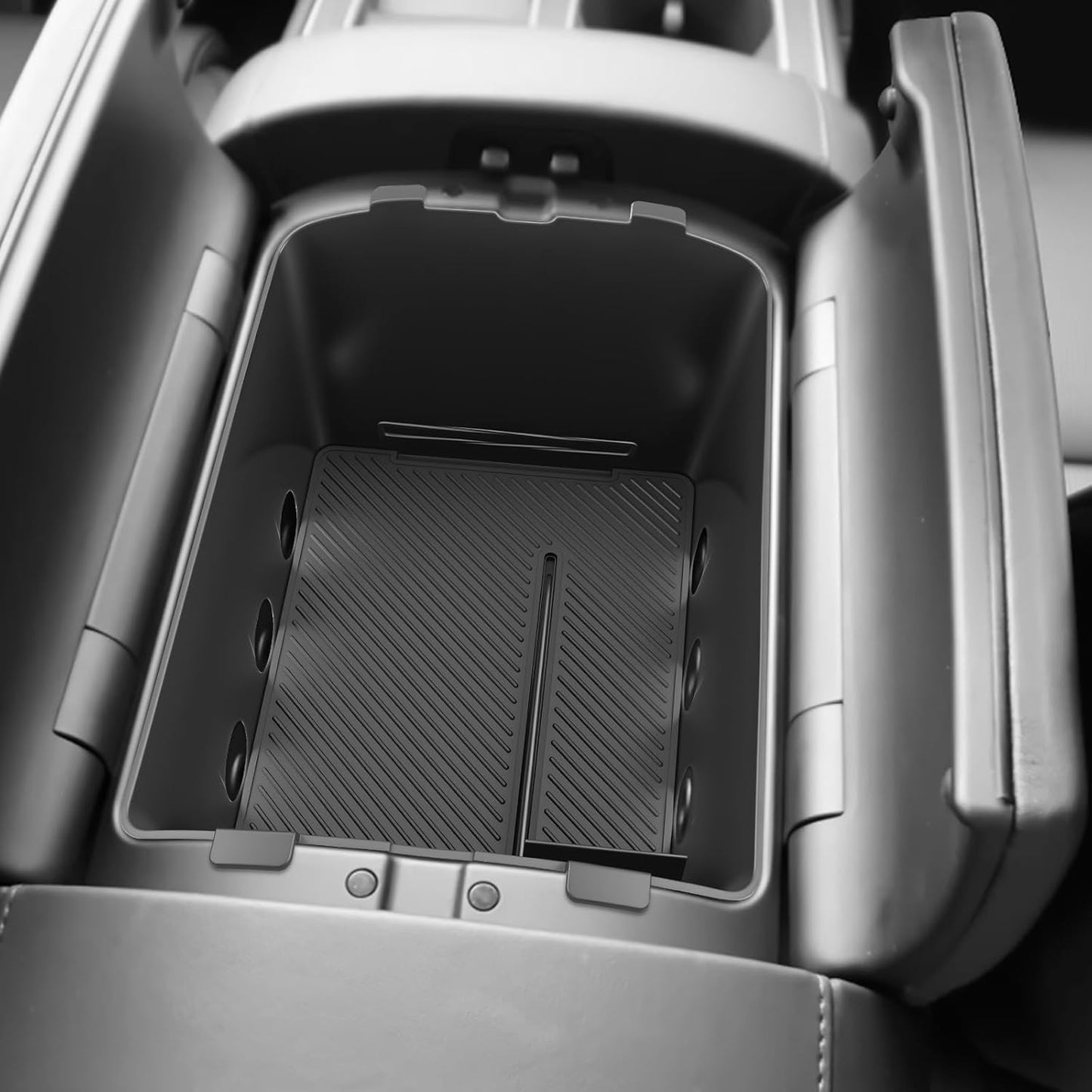 SKTU 2-Pack 2023 2024 2025 2026 Lexu s RX350 Center Console Organizer for 2023-2026 Lexu s RX350/RX450h/RX500h Console Tray 2023 2024 2025 2026 RX350 Accessories with Sunglasses Holder [Double Layers]