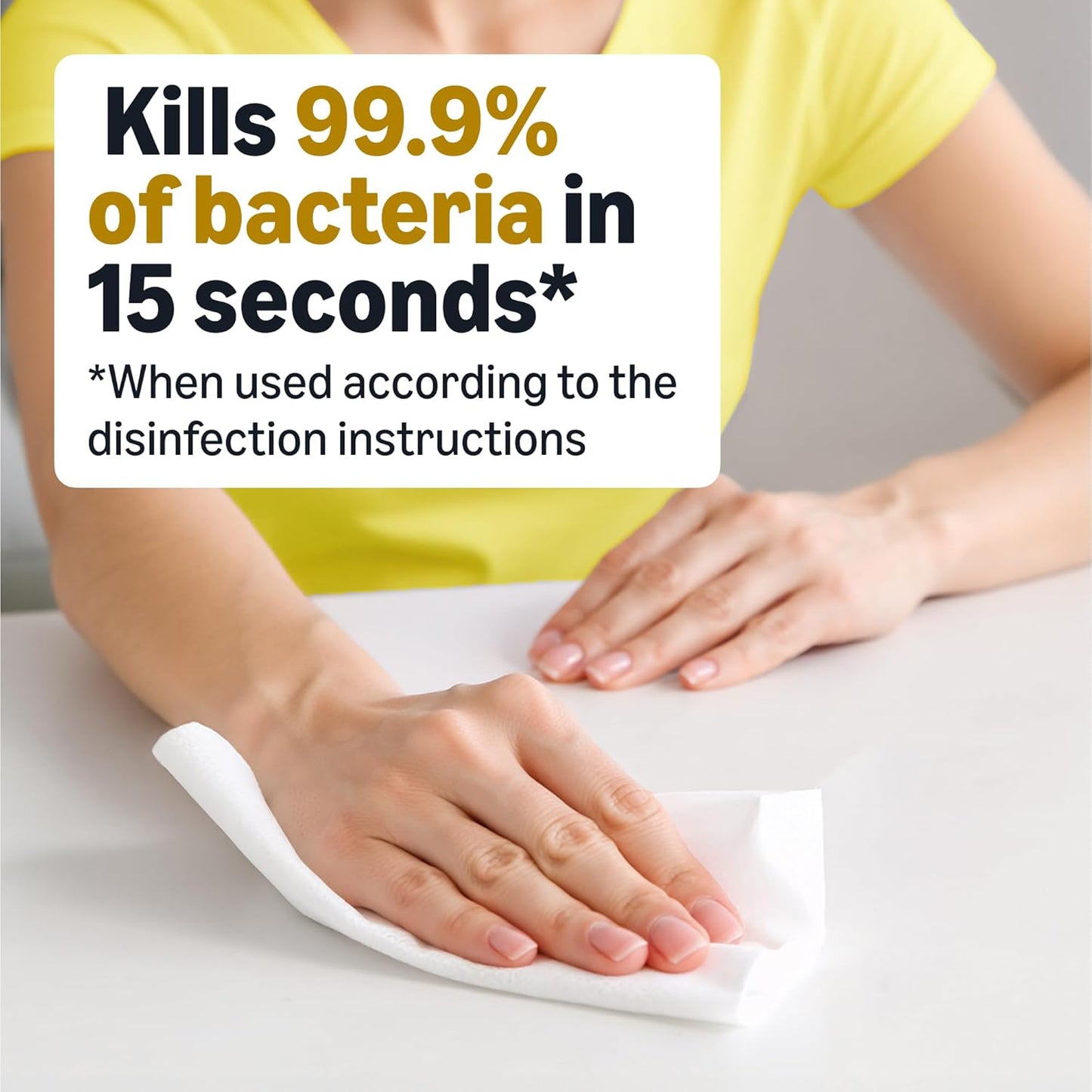 Amazon Basics Disinfecting Wipes, Lemon & Fresh Scent, Sanitizes, Cleans, Disinfects, Deodorizes, 340 Count (4 Packs of 85), Packaging May Vary