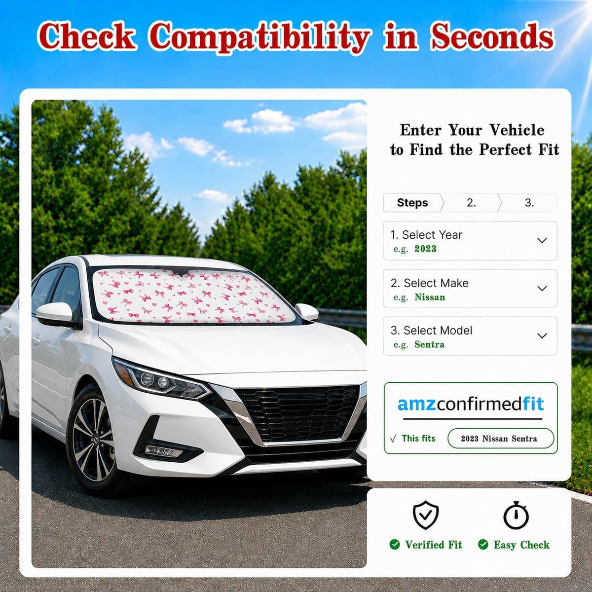 Car Windshield Sun Shade, Funny Cartoon Eyes Sun Visor for Car Windshield Universal Fits Sedan Compact Car Hatchback SUV, UV Heat Protection - 59 x 27.5