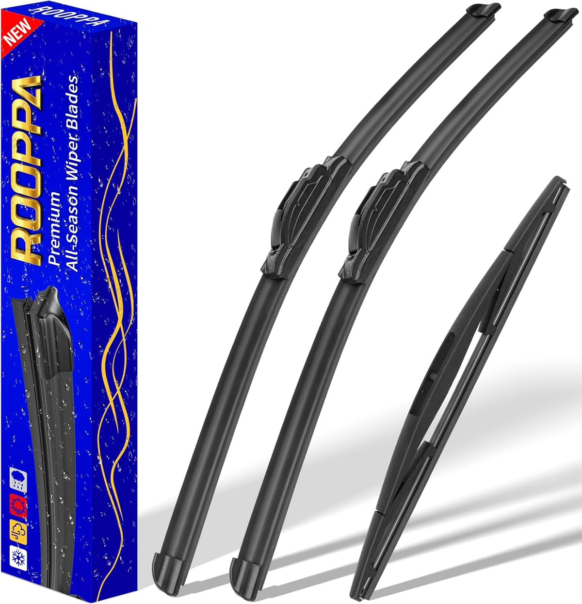 3 wipers Replacement for 2019-2023 2024 2025 2026 Subaru Forester, Windshield Wiper Blades Original Equipment Replacement - 26"/17"/14" (Set of 3) - Colors A