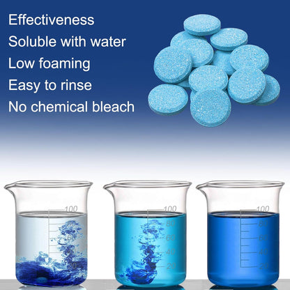 Beieverluck 400 Pieces Car Windshield Washer Fluid Concentrated Tablets Solid Windshield Effervescent Wiper Tablet for Car Room Kitchen Window Glass Cleaning