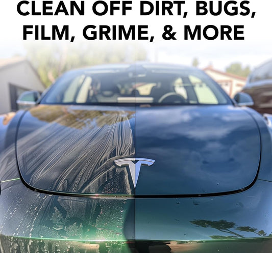 Waterless Car Wash Spray for Tesla, No Hose Needed | Biodegradable, Safe on Wraps, for Tesla Cleaning Products Exterior, UV & Ceramic Protection, for Tesla Model 3 Y S X Car Accessories 2025