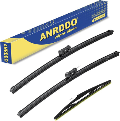 3 Wipers Factory Replacement For Subaru Outback 2020-2022 2023 2024 Original Equipment Replacement Windshield Wiper Blades Set 26"+18"+16" (Set of 3) Top Lock - Colors B