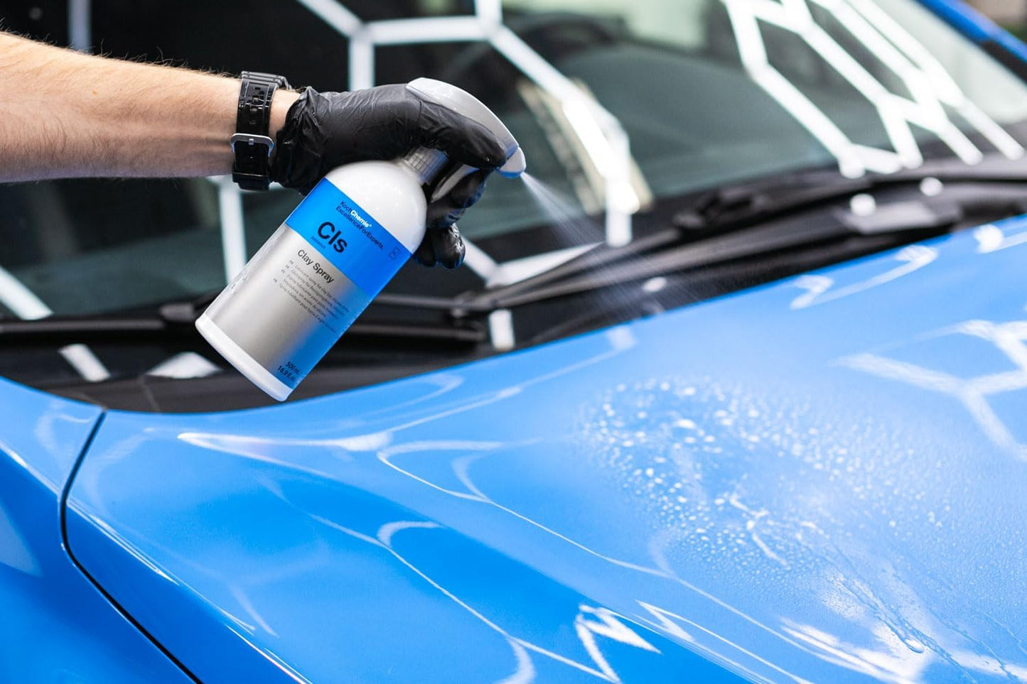 KOCHCHEMIE Koch-Chemie - Clay Spray - Lubricant Spray for Clay Bar or Clay Towel Decontamination; Silicone-Oil-Free; Specialized Formula Helps Preserve Longevity; Mild & Low-Residue (500 milliliters)