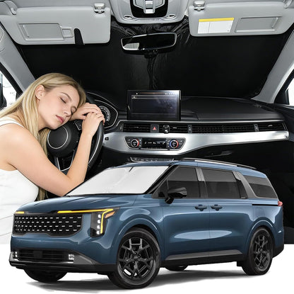 for Toyota Tacoma 2016-2023 2024 2025 2026 Sun Shade Sunshade Windshield Cover - 4 Layers Front Window Shade Custom Fit Tacoma 2Dr 4Dr Pickup Sun Visor 240T Shade Blocks UV Rays Car Accessories - Colors B