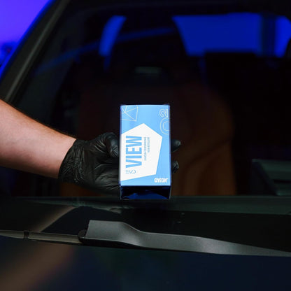 Gyeon View EVO Windshield Ceramic Glass Coating Hydrophobic Rain Repellent Auto Screen Sealant Improves Visibility Safety Self Cleaning Glass Protection with Long Lasting Durability