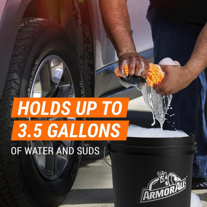 Armor All Heavy Duty Car Wash Bucket - 3.5 Gallon