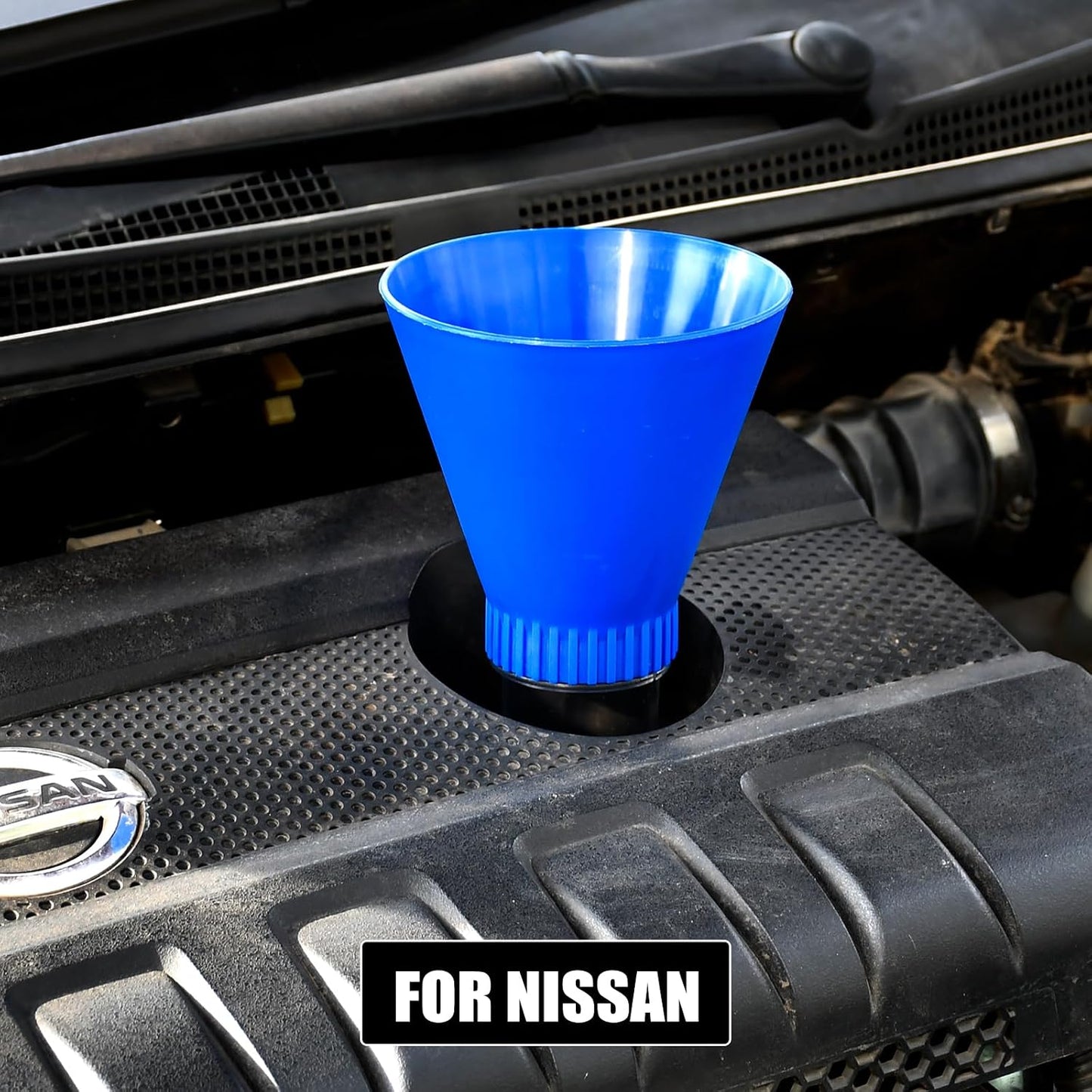 Engine Oil Funnel Spill-Free Hands-Free Compatible with Buick, Cadillac, Chevrolet, and GMC Vehicles for Fast & Easy Oil Change