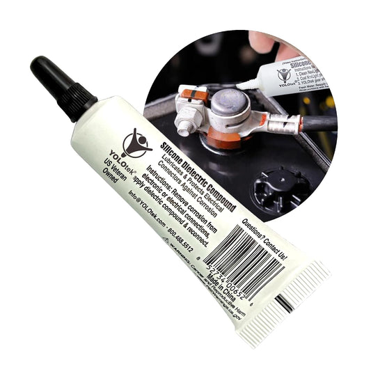 YOLOtek Veteran Owned - Silicone Dielectric Grease 10g - Automotive/Marine Grease and Seals for Spark Plugs, Battery Terminals & Electrical Connectors