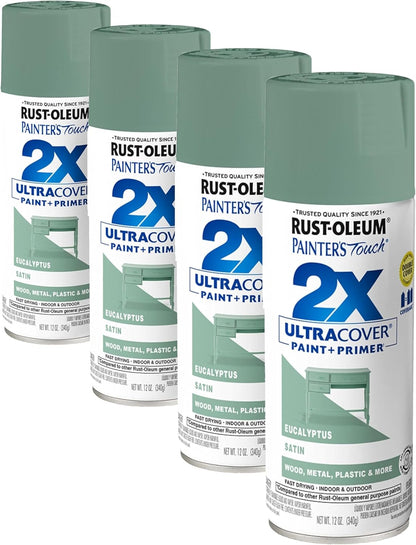 Rust-Oleum 334029 Painter's Touch 2X Ultra Cover Spray Paint, 12 oz, Gloss Clear - Colors B