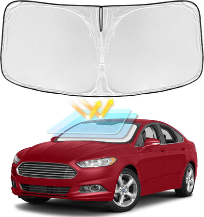 for Toyota Tacoma 2016-2023 2024 2025 2026 Sun Shade Sunshade Windshield Cover - 4 Layers Front Window Shade Custom Fit Tacoma 2Dr 4Dr Pickup Sun Visor 240T Shade Blocks UV Rays Car Accessories - Colors B
