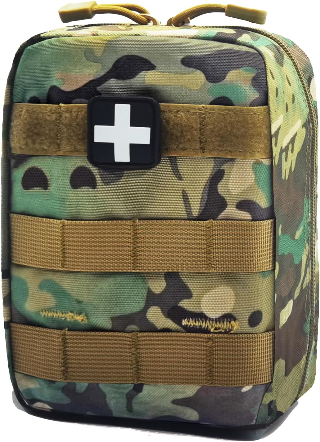 Carlebben EMT Pouch MOLLE Ifak Pouch Tactical MOLLE Medical First Aid Kit Utility Pouch (With Medical Supplies)
