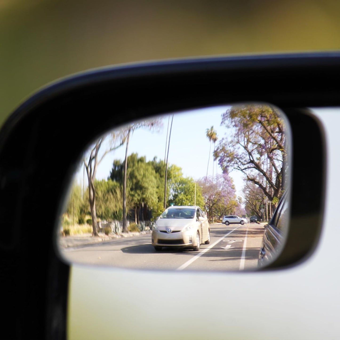 Superfan Blind Spot Mirrors for Cars by Safe View Company – Real Convex Glass for Clear Wide Angle Vision – Safer Lane Changes, Easy Stick-On, Weatherproof & Long Lasting Durability