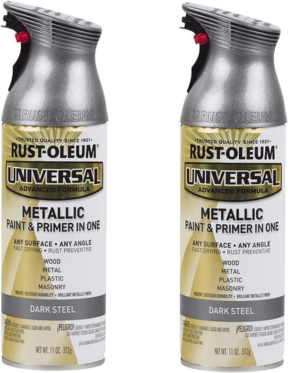 Rust-Oleum 302151 Universal All Surface Clear Topcoat Spray, 11 oz, Dead Flat Clear - Colors A
