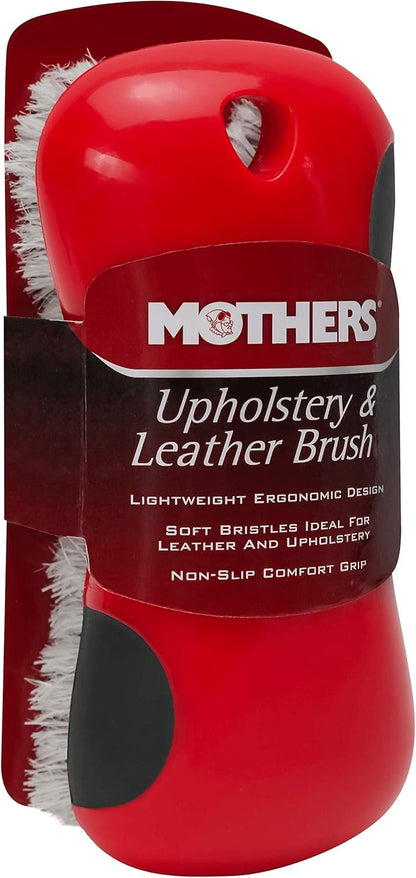 Mothers Stiff Bristle Carpet and Upholstery Cleaning Scrub Brush for Automotive, Home, Couch, Stain Remover