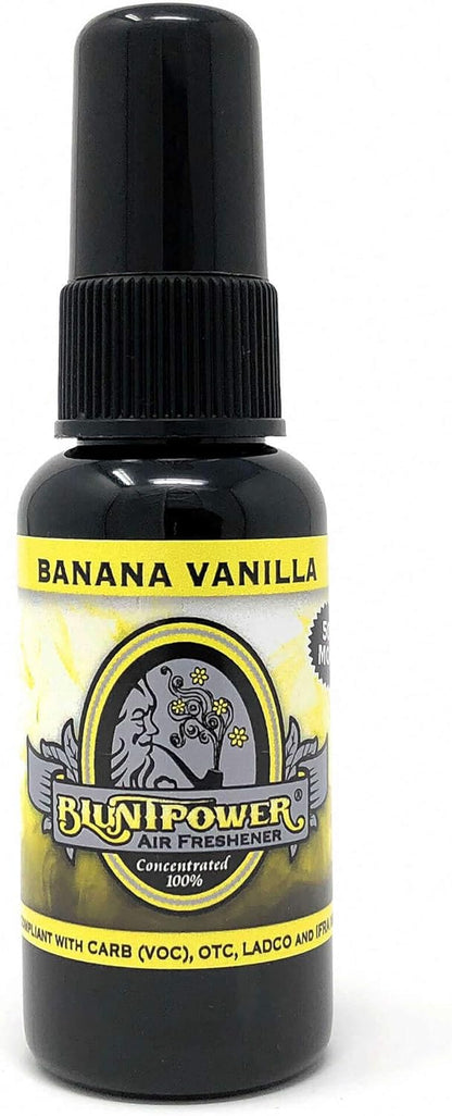BluntPower (Baby Powder, 1 Pack) Concentrated Air Freshener Spray - Oil-Based Room Diffuser Spray - Long-Lasting Bathroom Scent, Car Freshener & Odor Eliminator - Colors B