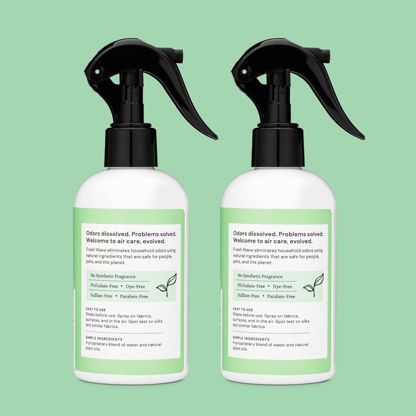 Fresh Wave Original Scent Odor Removing Spray, 8 fl. oz. | Pack of 2 | Odor Absorber for Home, Furniture, Fabrics & Trash | Safer Odor Relief
